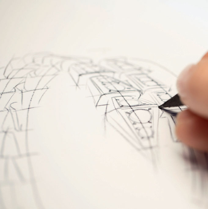 Sketch da nova coleção Serpenti Viper. © Bvlgari
