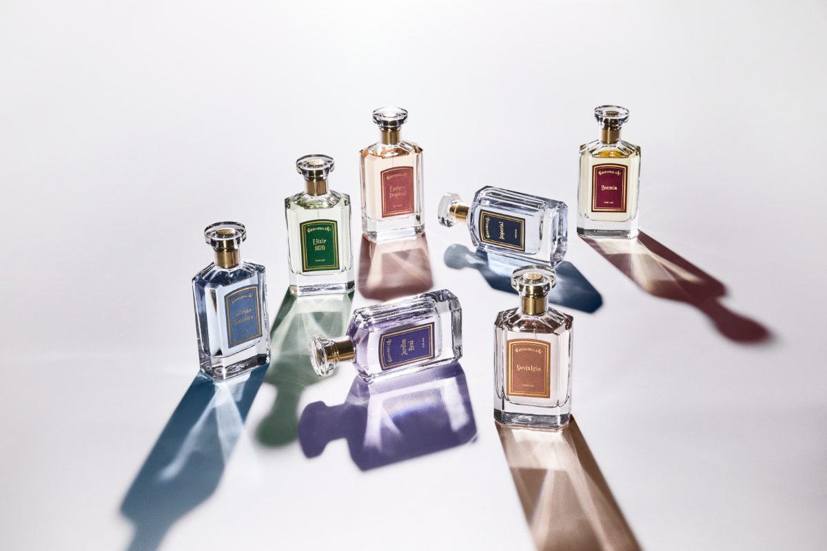 A coleção de perfumes Vintage da Granado recupera embalagens e fragrâncias históricas. © Granado