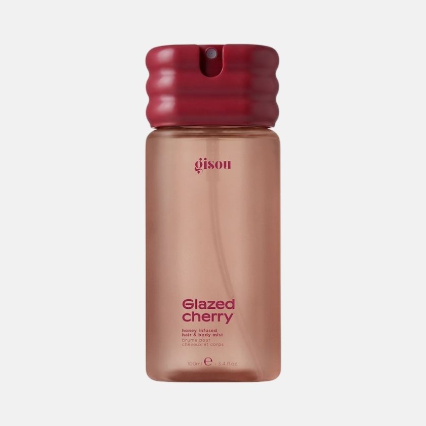 Bruma de cabelo e corpo Cherry Glaze, €29, Gisou, na Sephora.