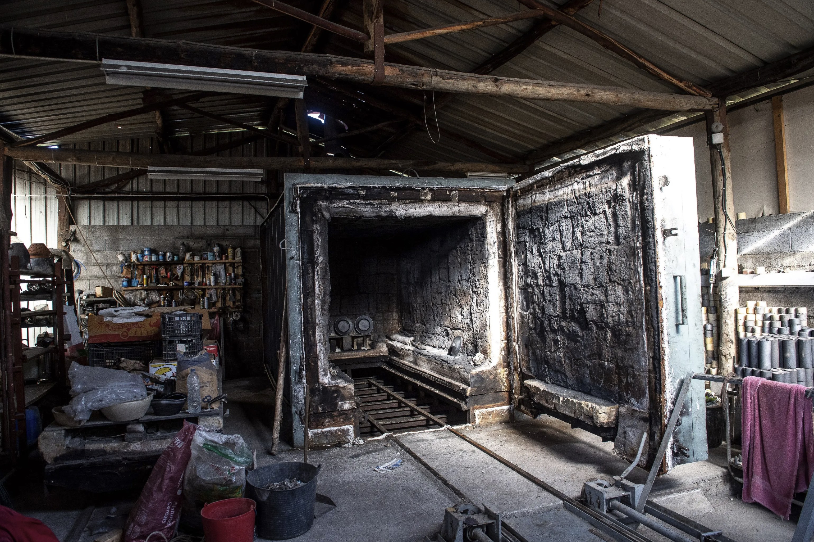 Forno da olaria de louça de barro preto, Vila Nova de Poiares