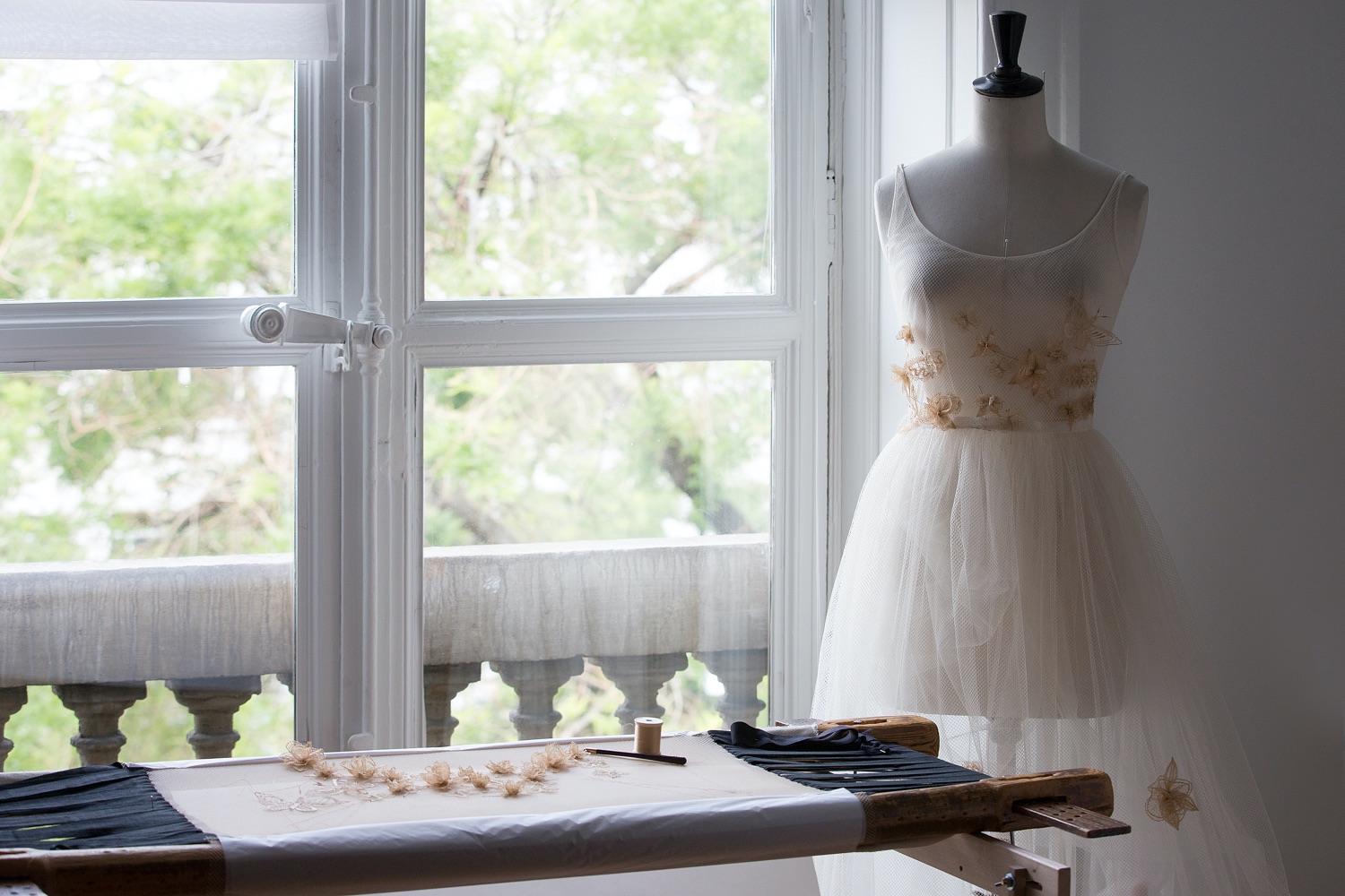 Um dos vestidos da coleção Cruise 2021 da Dior ©Sophie Carre