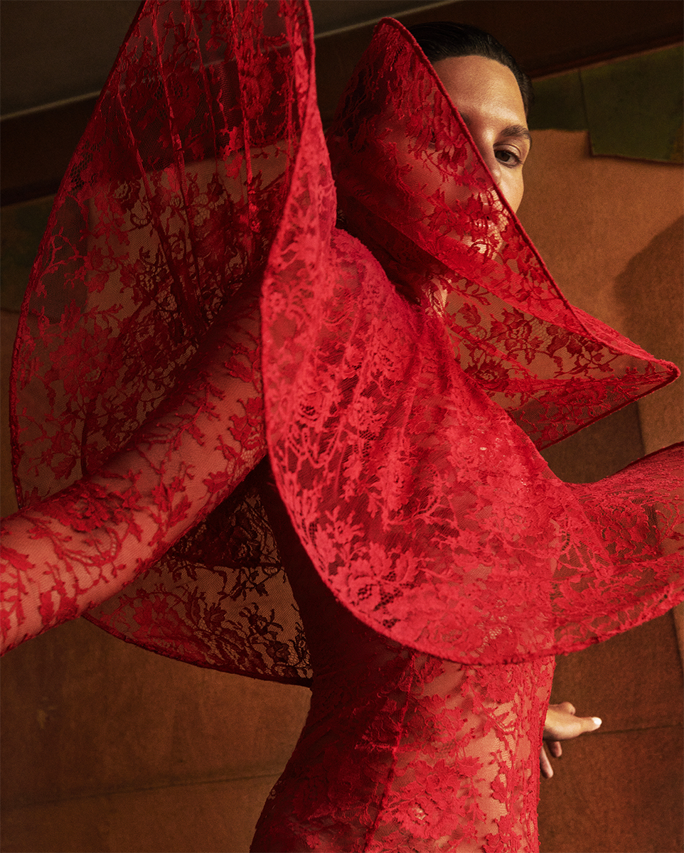 Vestido, JISOO BAIK ALTA-COSTURA.