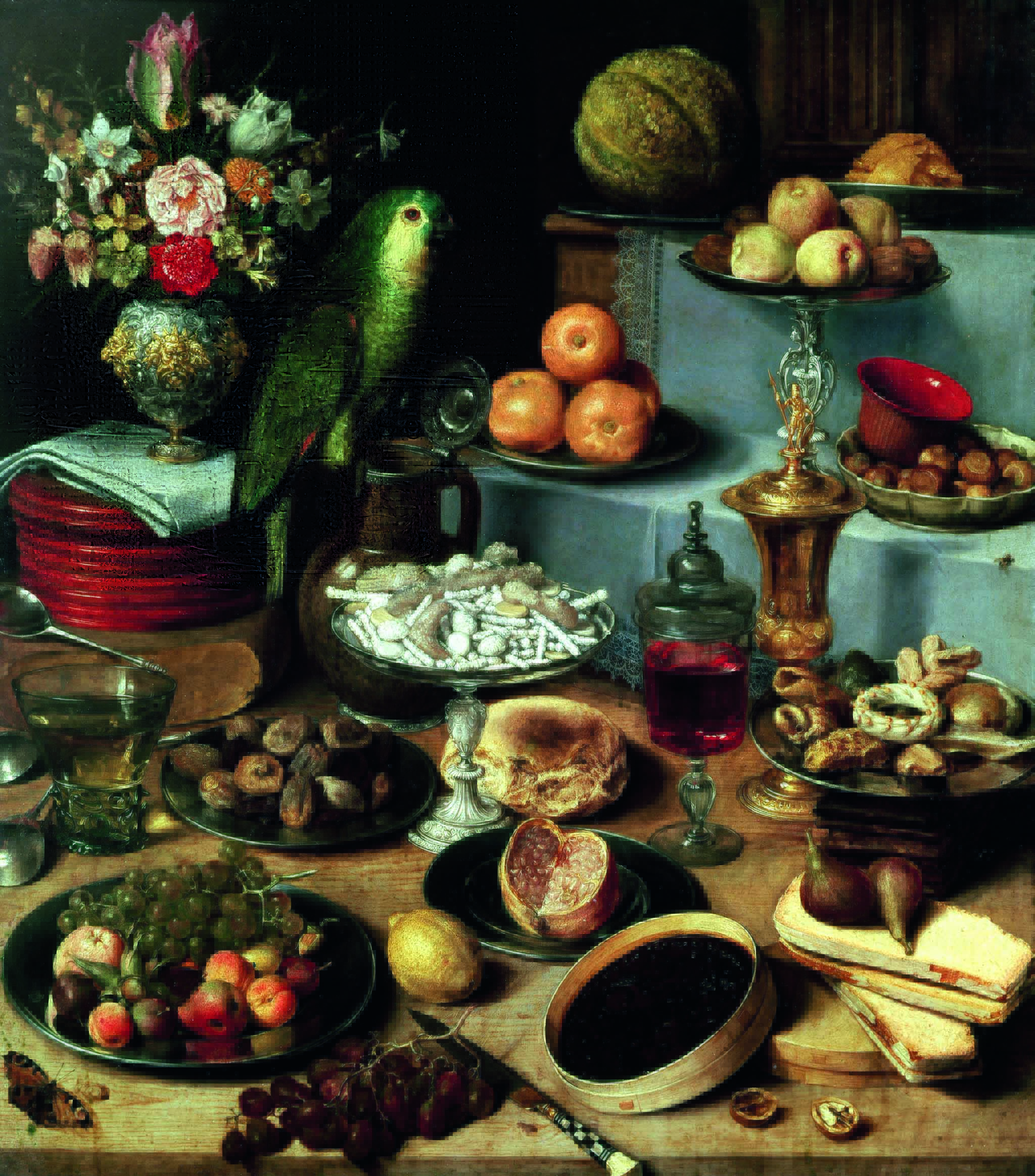 Still life, de Georg Flegel (1566-1638), óleo sobre madeira, 22x28 cm. Fotografia: DEA/G. Dagil Orti/ Getty Images