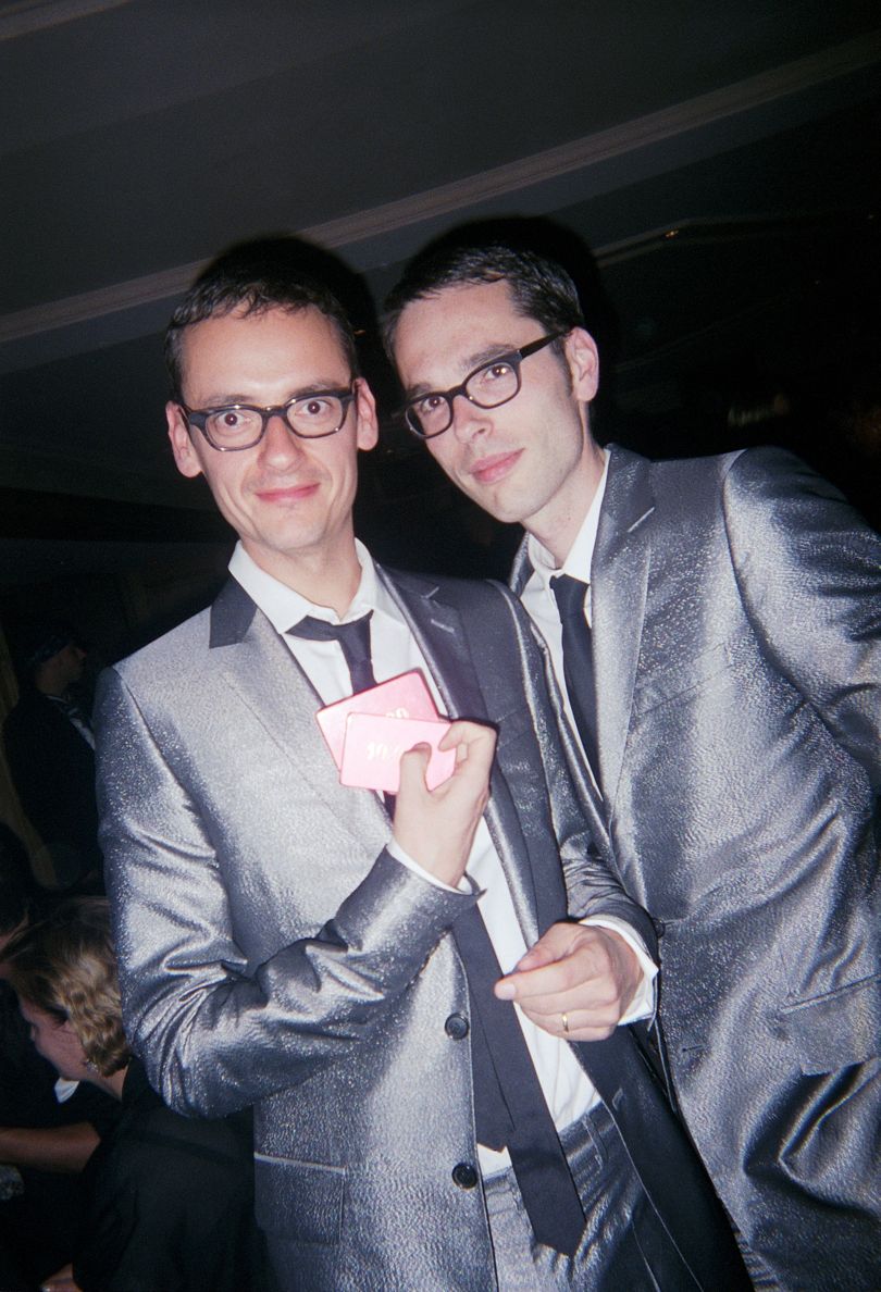 Viktor Horsting and Rolf Snoeren in Paris, July 2002