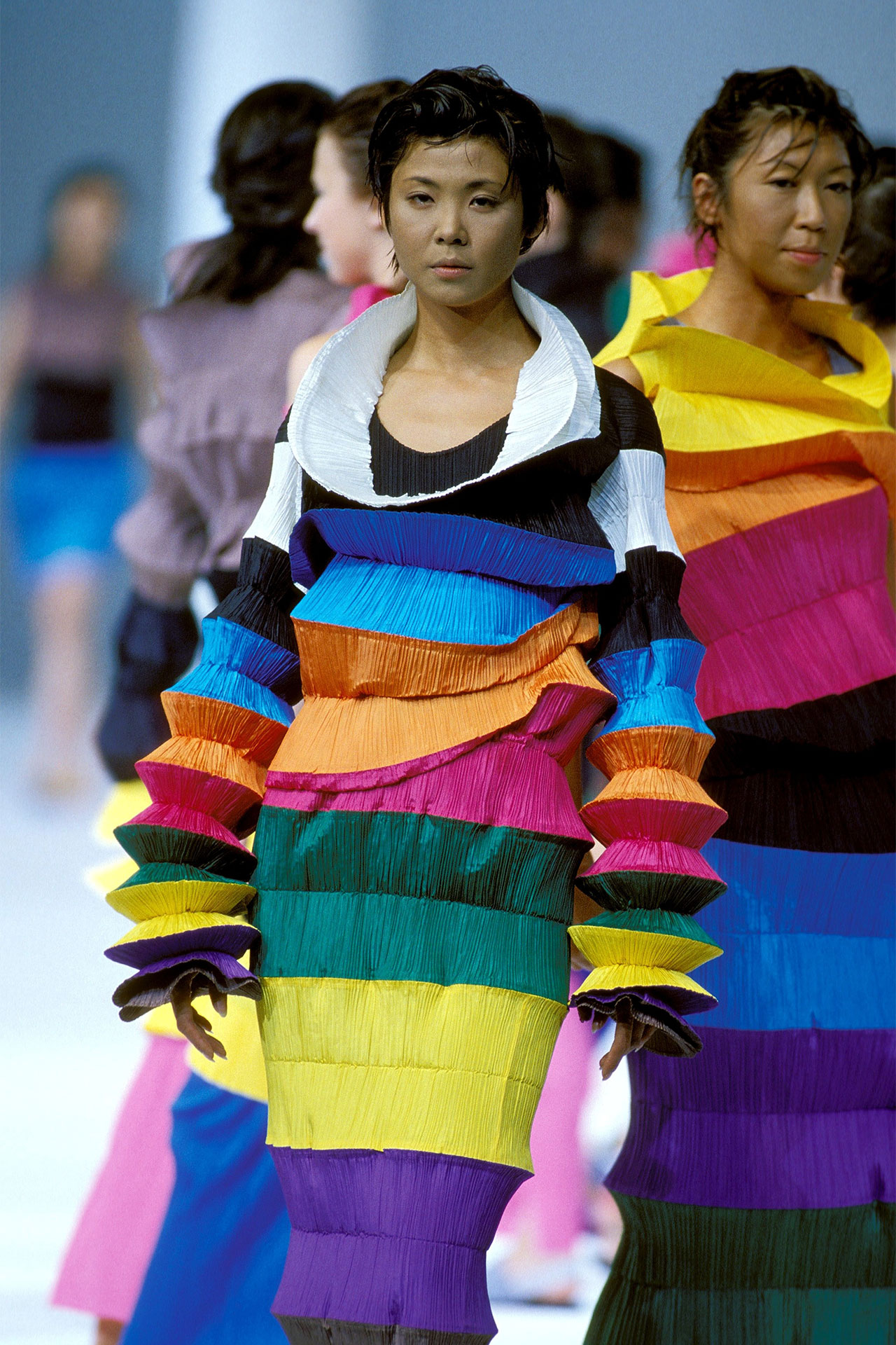 Issey Miyake, primavera/verão 1994 © Getty Images.