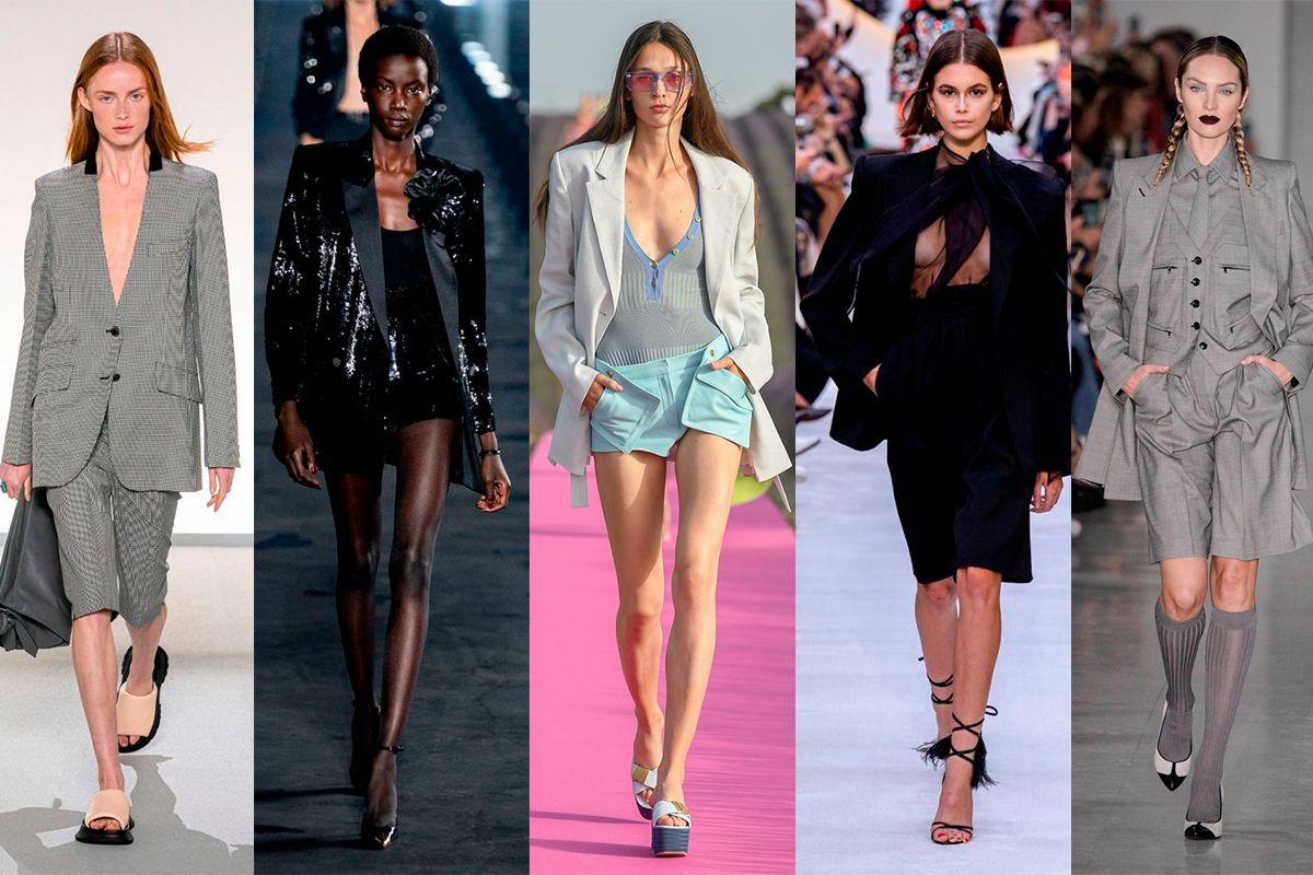 Givenchy, Saint Laurent, Jacquemus, Valentino e Max Mara. © ImaxTree