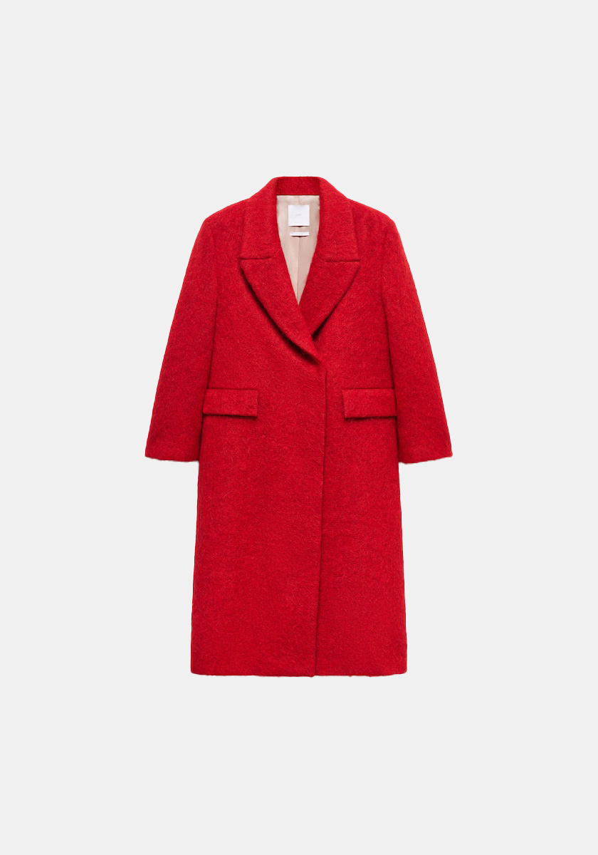 Casaco em lã, € 179,99, Mango.