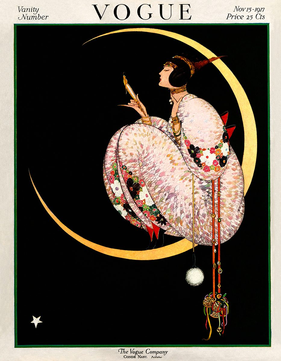 Vogue, 25 de november 1917. Ilustração de George Wolfe Plank © Montrose/Condé Nast Archive