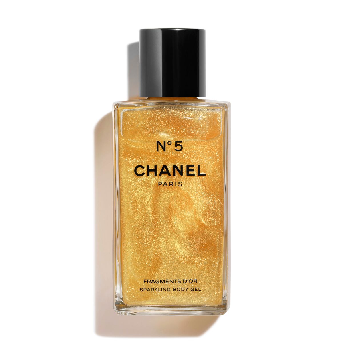 Gel de corpo cintilante Nº5 Fragments d’Or, € 85, Chanel