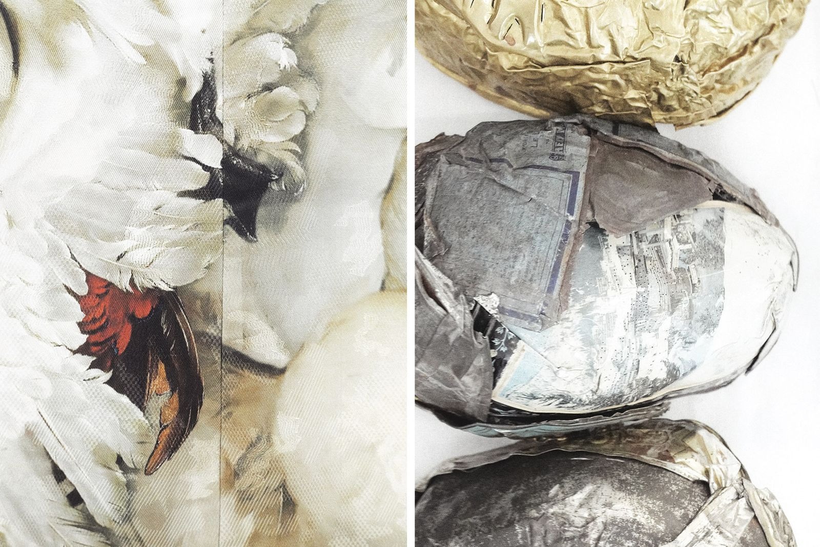 Um teaser da primeira coleção de Alta-Costura de Glenn Martens para a Maison Margiela, que será apresentada na quarta-feira.