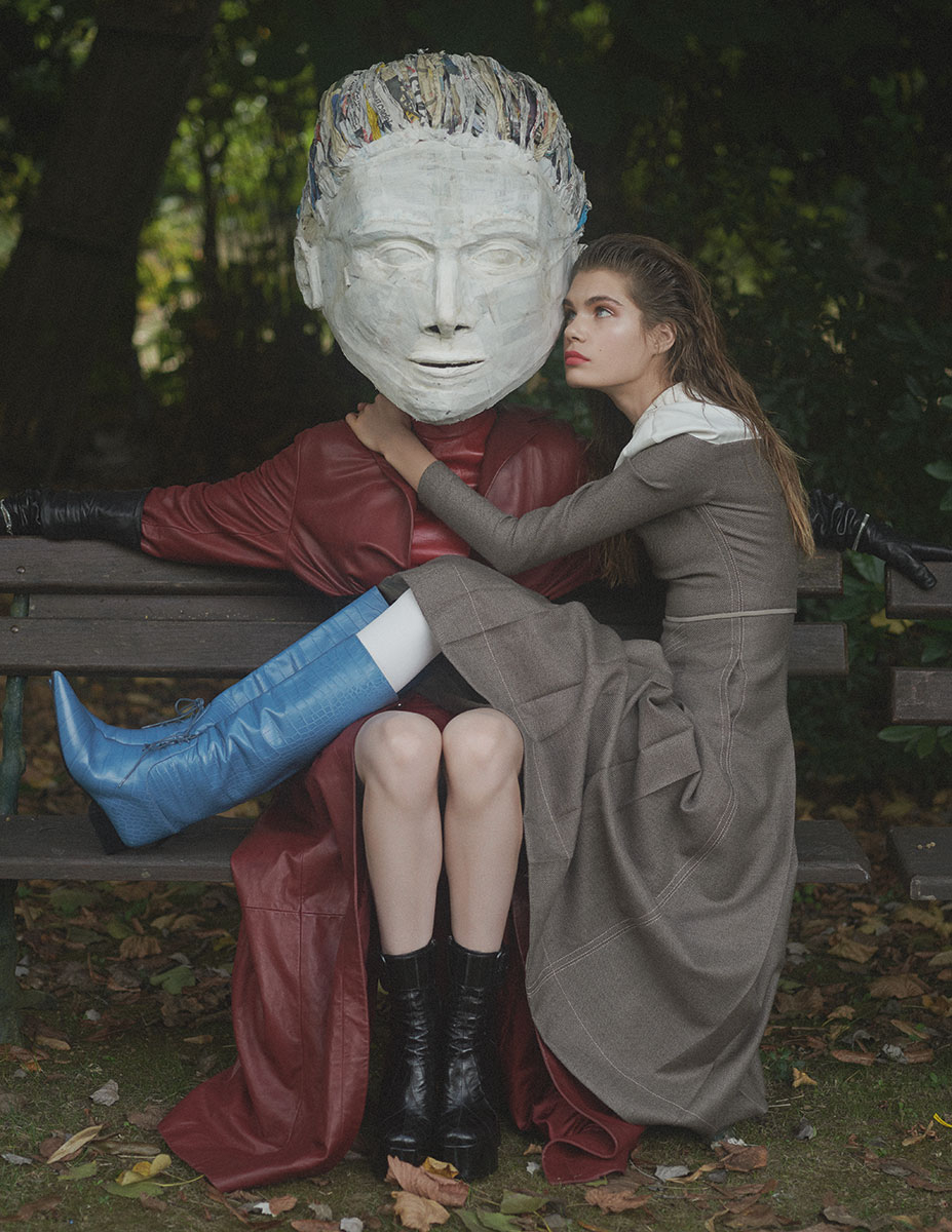 Fotografia de Frederico Martins, com realização de Nelly Gonçalves. Modelo Ana Sofia. Vogue Portugal, Novembro de 2018
