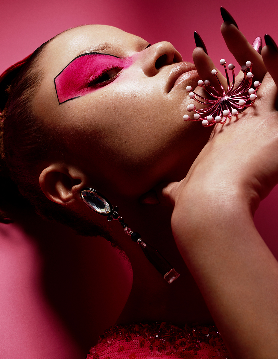 Photography by Jabe. Styling by Pablo Patanè and Tiny Idols. Hair by Harley Piejos. Makeup by Elise Ducrot.