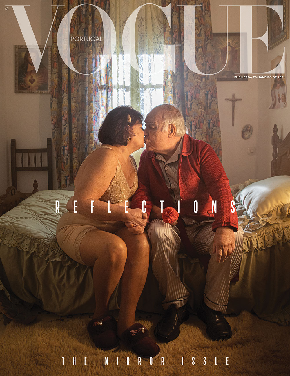 Fotografia de Lou Escobar. Styling de Sergio Álvarez. Modelos: Eneida Arango Pèrez e Jose Luis Hernández Hermoso.
