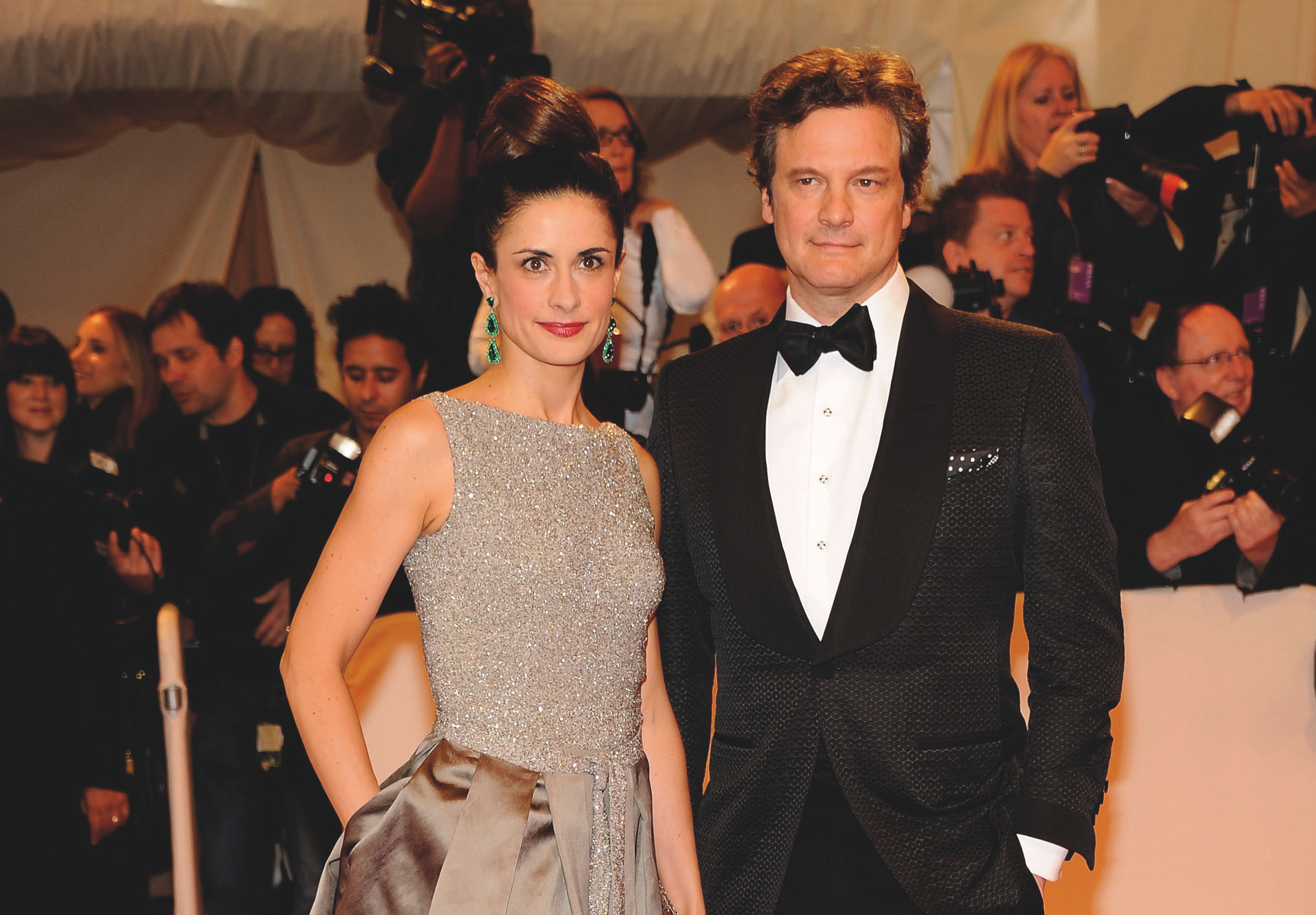 Livia e Colin Firth © Getty Images.