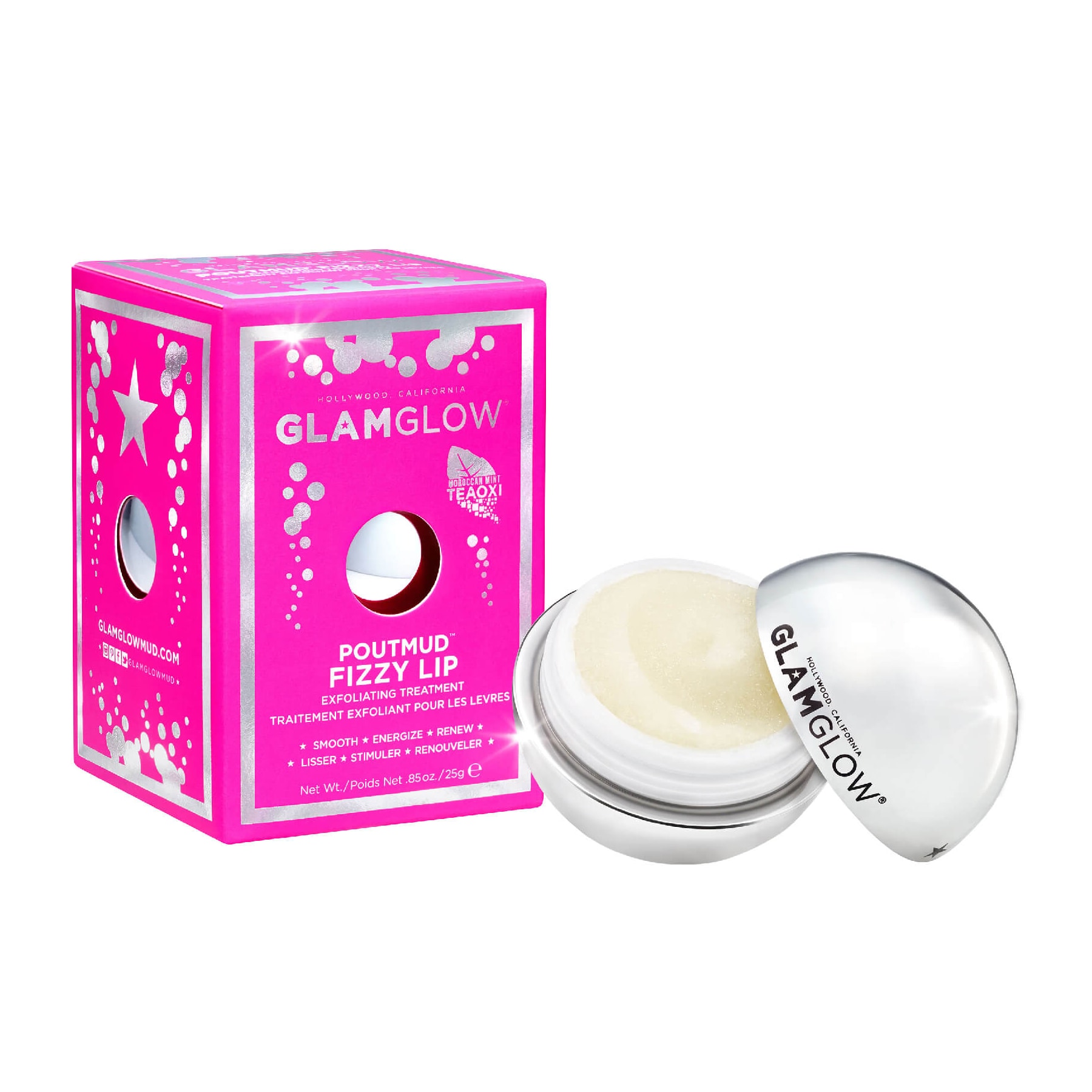 Esfoliante de lábios Poutmud, € 24,85, Glamglow, em Perfumesecompanhia.pt.