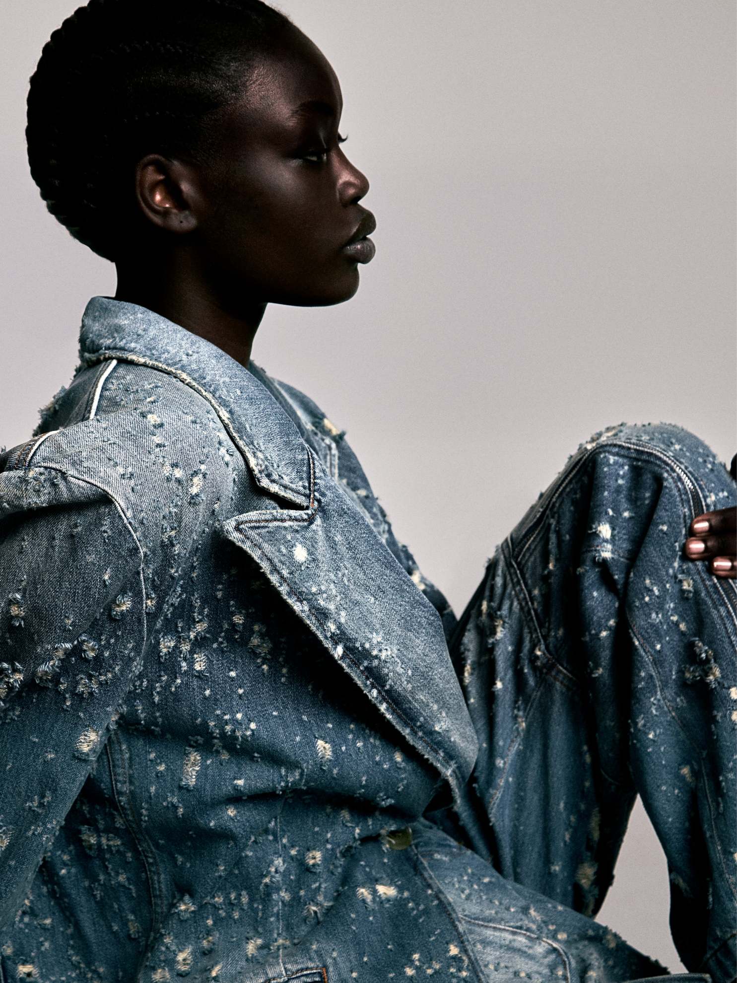 Casaco e calças, ACNE STUDIOS.