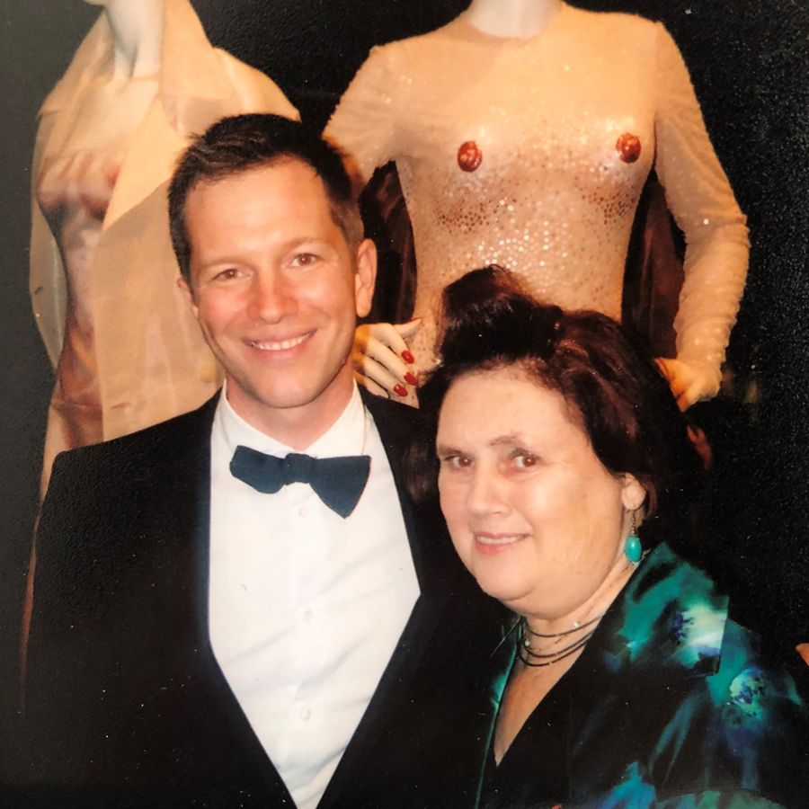 Exhibition curator Thierry-Maxime Loriot with Suzy in Montréal, June 2011