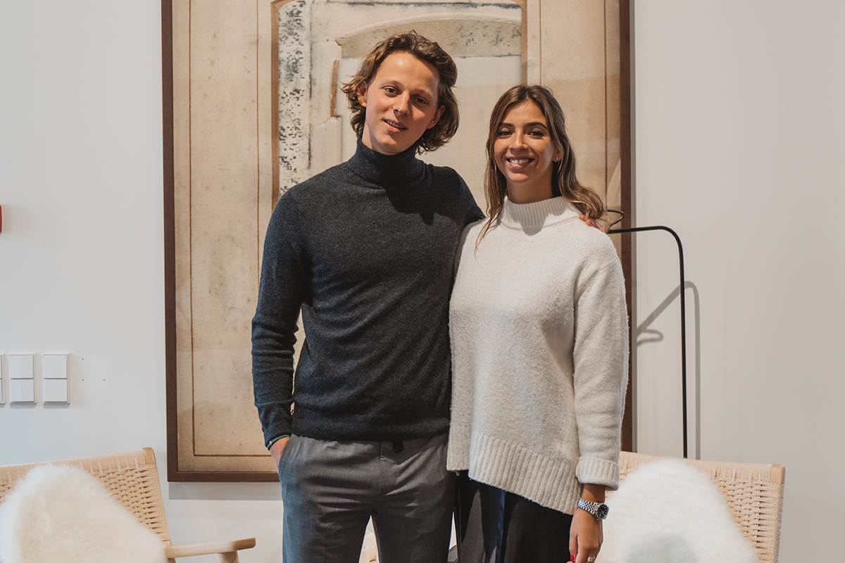 Arno Van Meirhaeghe e Teresa Symington Caxide