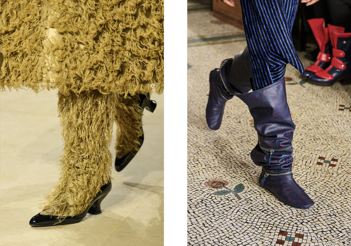 Andreas Kronthaler for Vivienne Westwood; Kiko Kostadinov