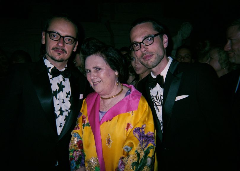Suzy with Viktor Horsting and Rolf Snoeren at the 2007 New York Costume Institute Gala