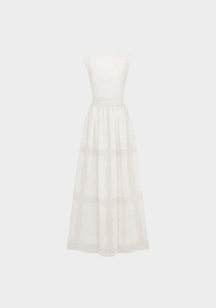 Vestido em algodão, € 9.300, Dior.