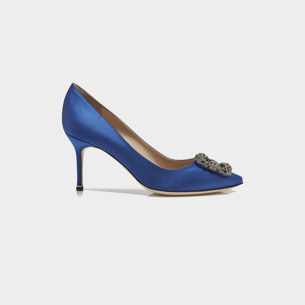 Sapatos Hangisi 70, € 1.195, Manolo Blahnik.