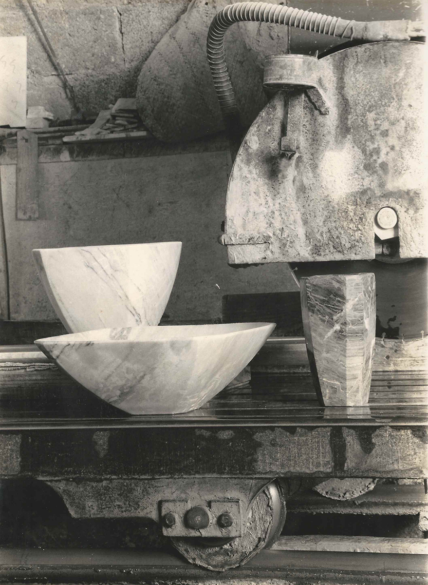 Foto original de projetos de mármores de 1964