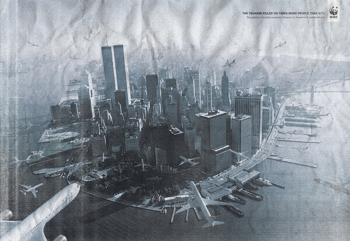 © WWF – World Wide Fund for Nature published this advert in 2009. It was quickly noticed. It was also taken out right away, surprising zero people.