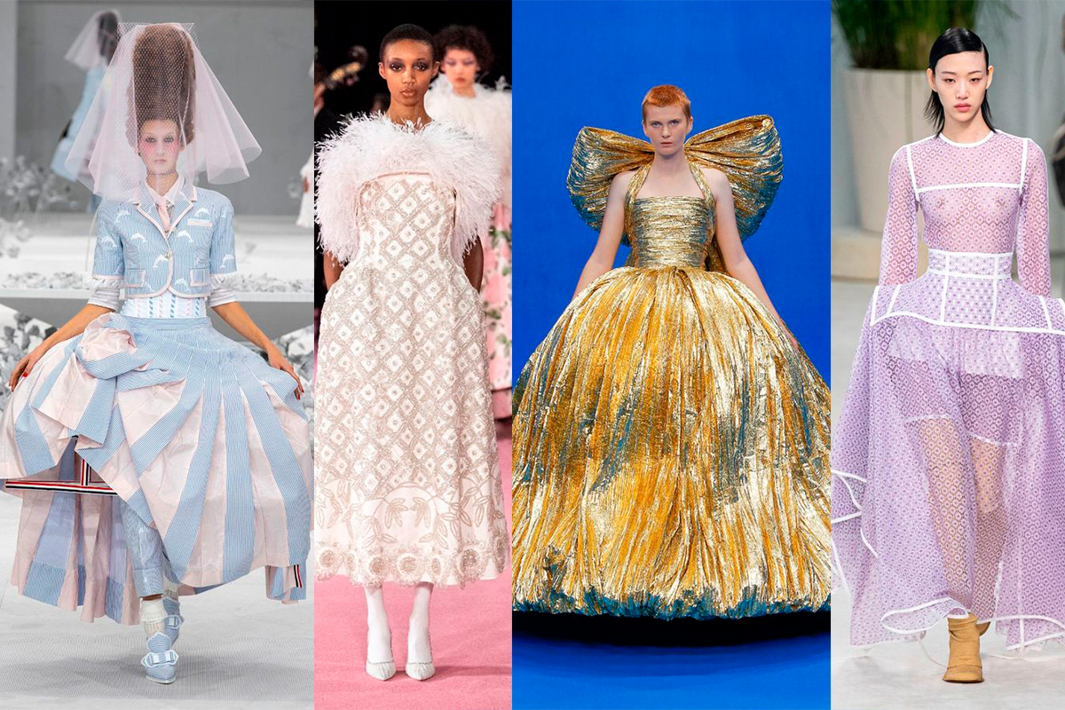 Thom Browne, Richard Quinn, Balenciaga e Loewe © ImaxTree