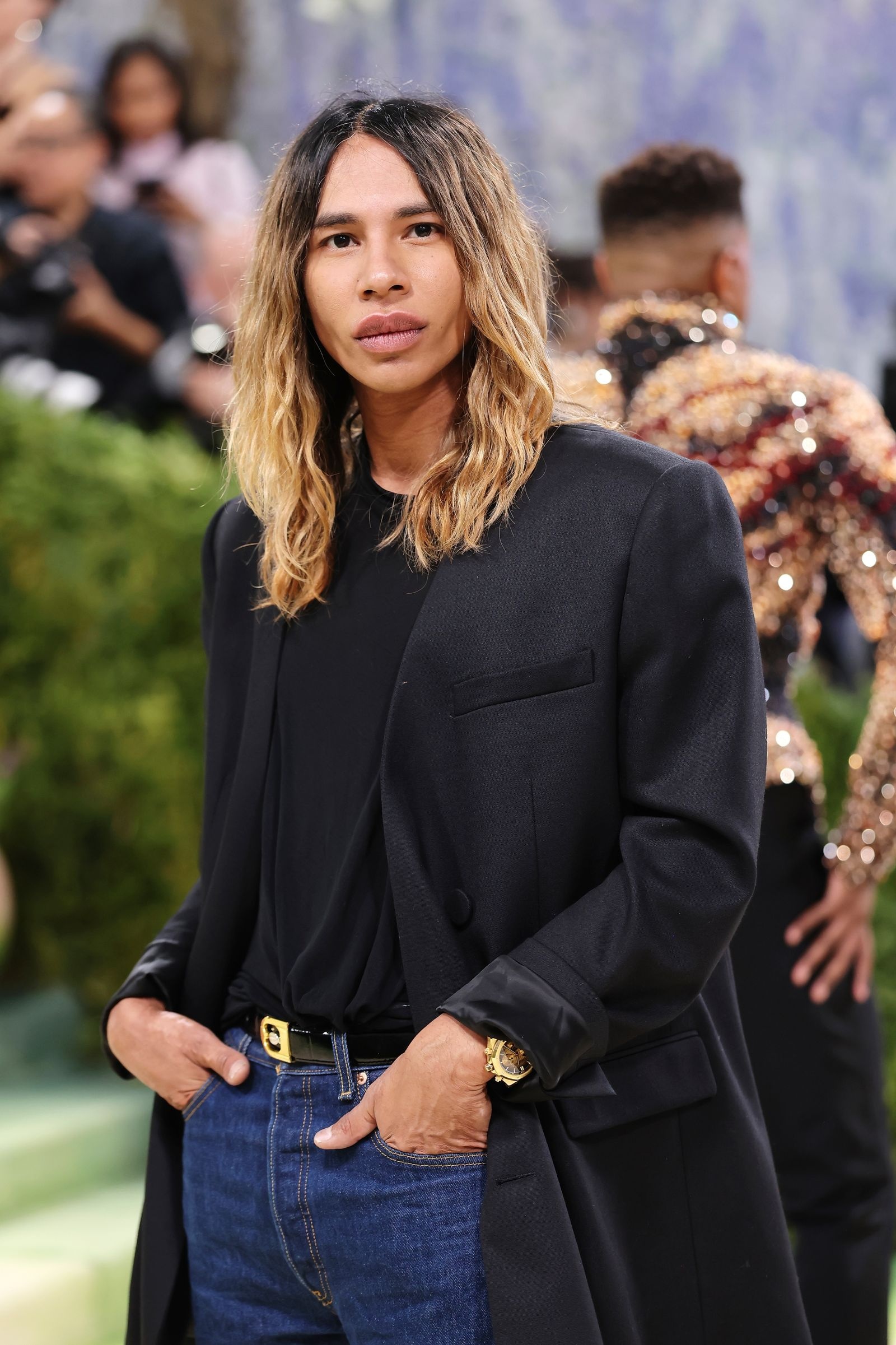 Olivier Rousteing na Met Gala 2026.