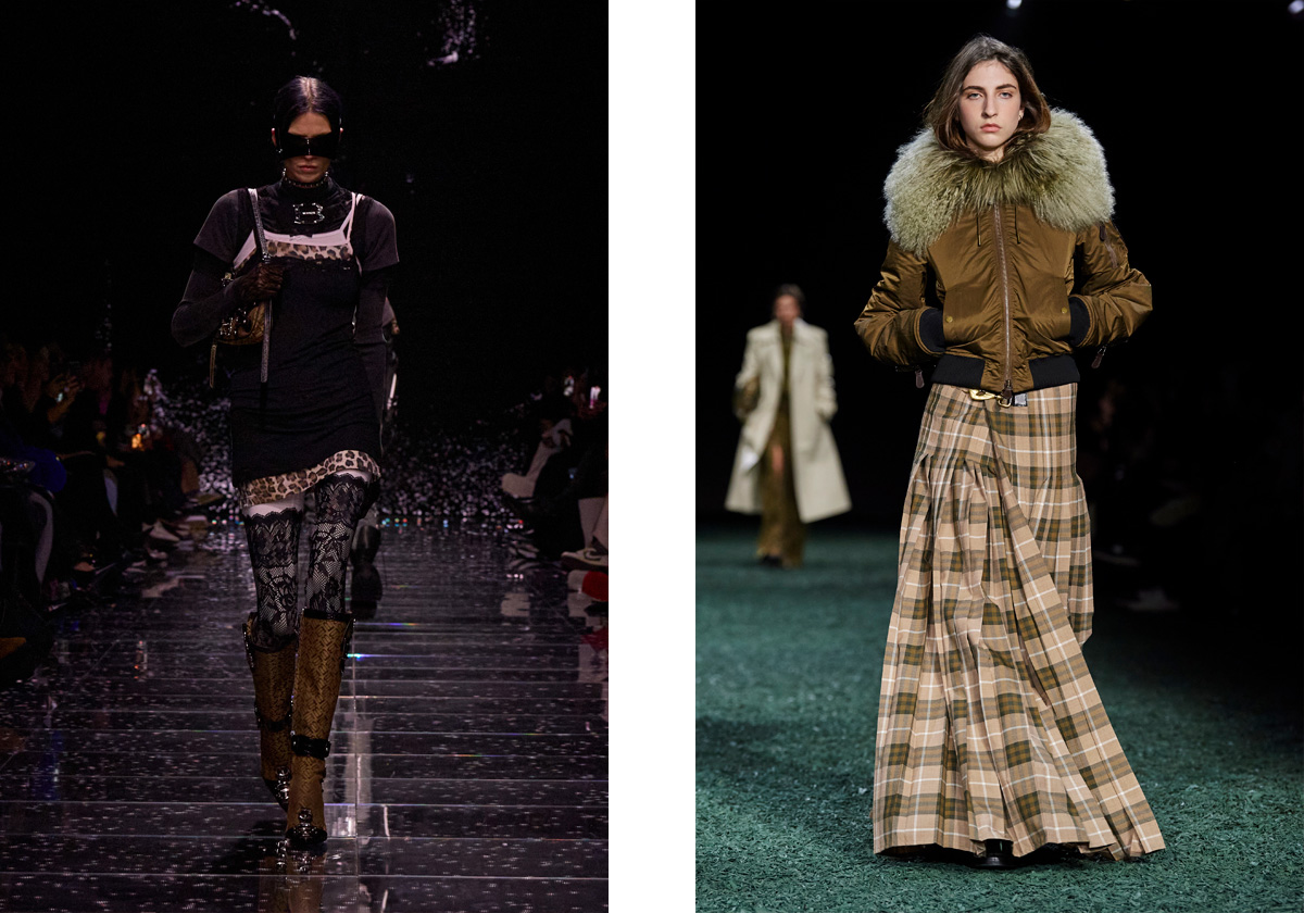 Balenciaga; Burberry