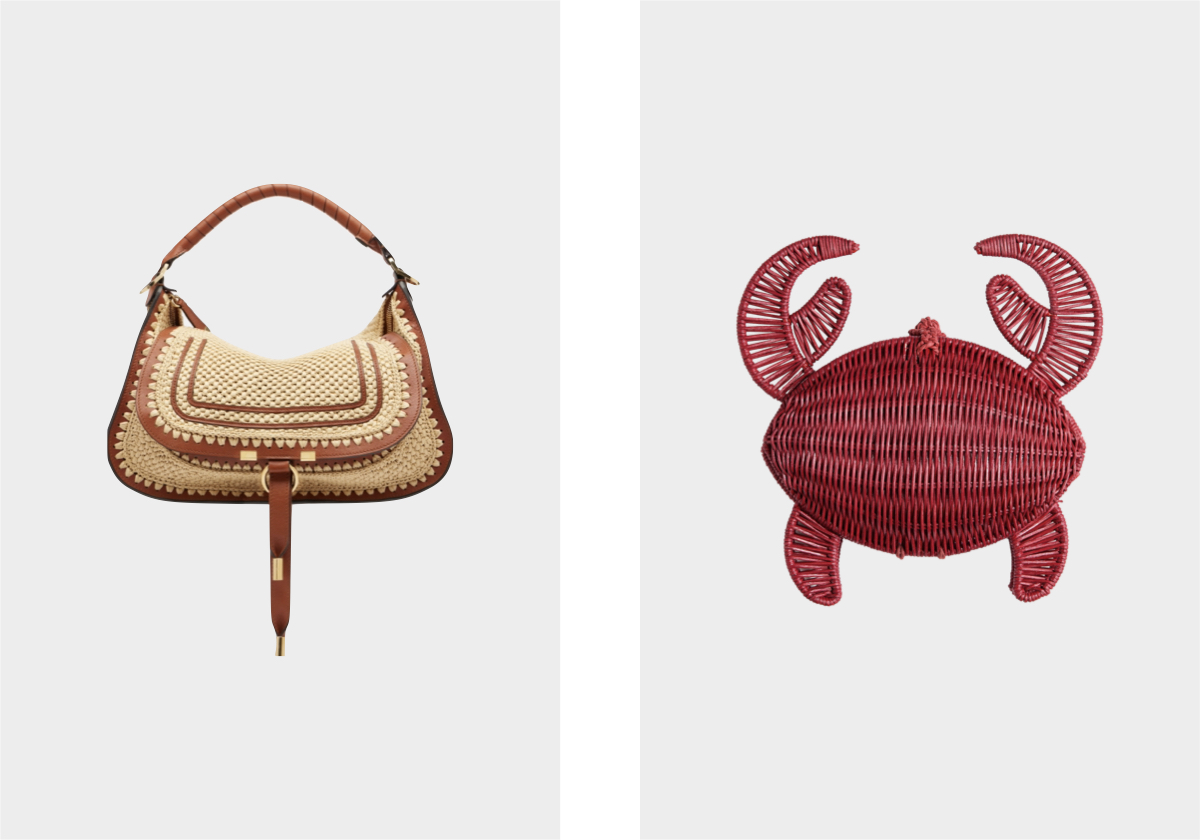 Marcie Small, € 2.190, Chloé, em mytheresa.com; Summer 2026, € 49,99, H&M.