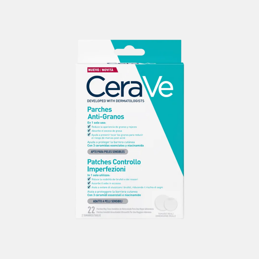 Adesivos Anti-Borbulhas, €12,30, CeraVe, na Wells.