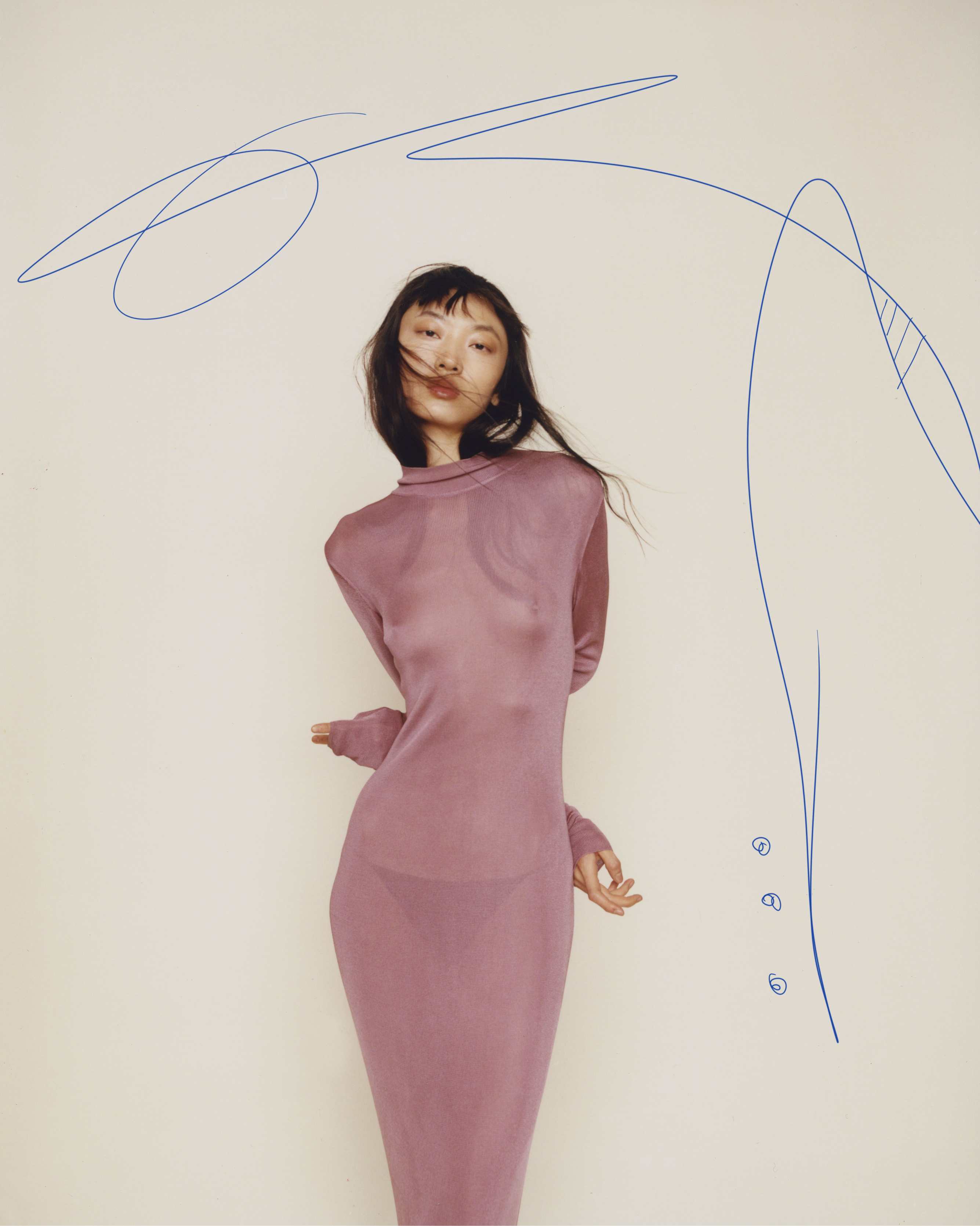 Vestido, SAINT LAURENT BY ANTHONY VACCARELLO.
