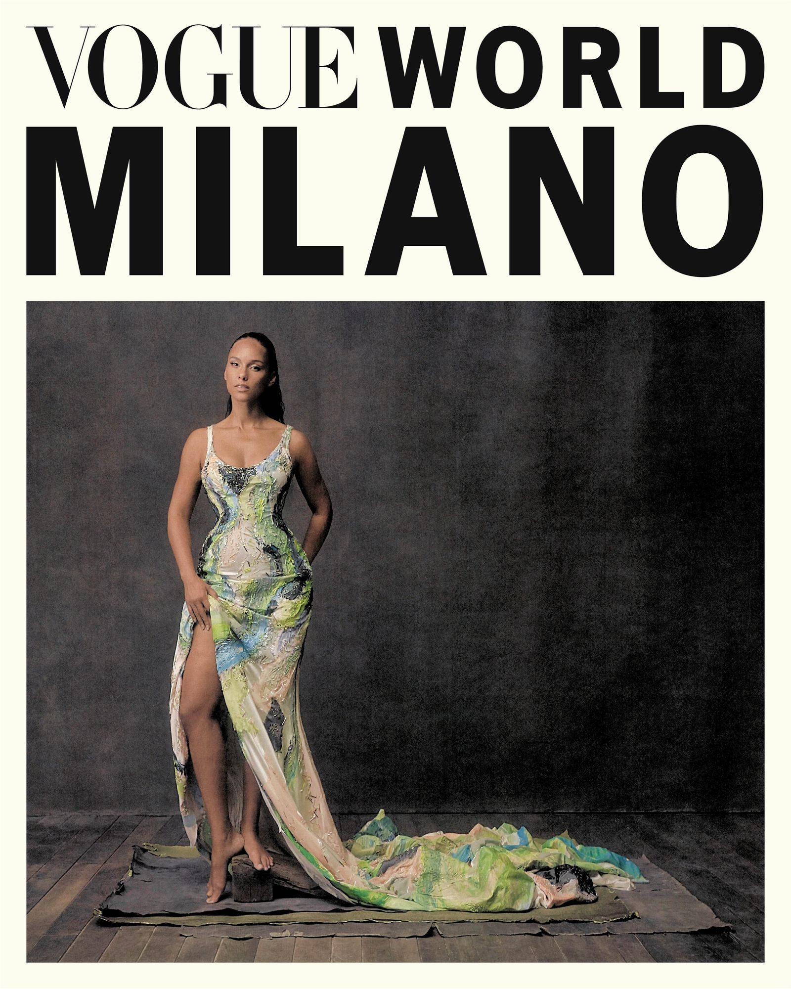 Alicia Keys na capa digital do Vogue World 2026: Milano.