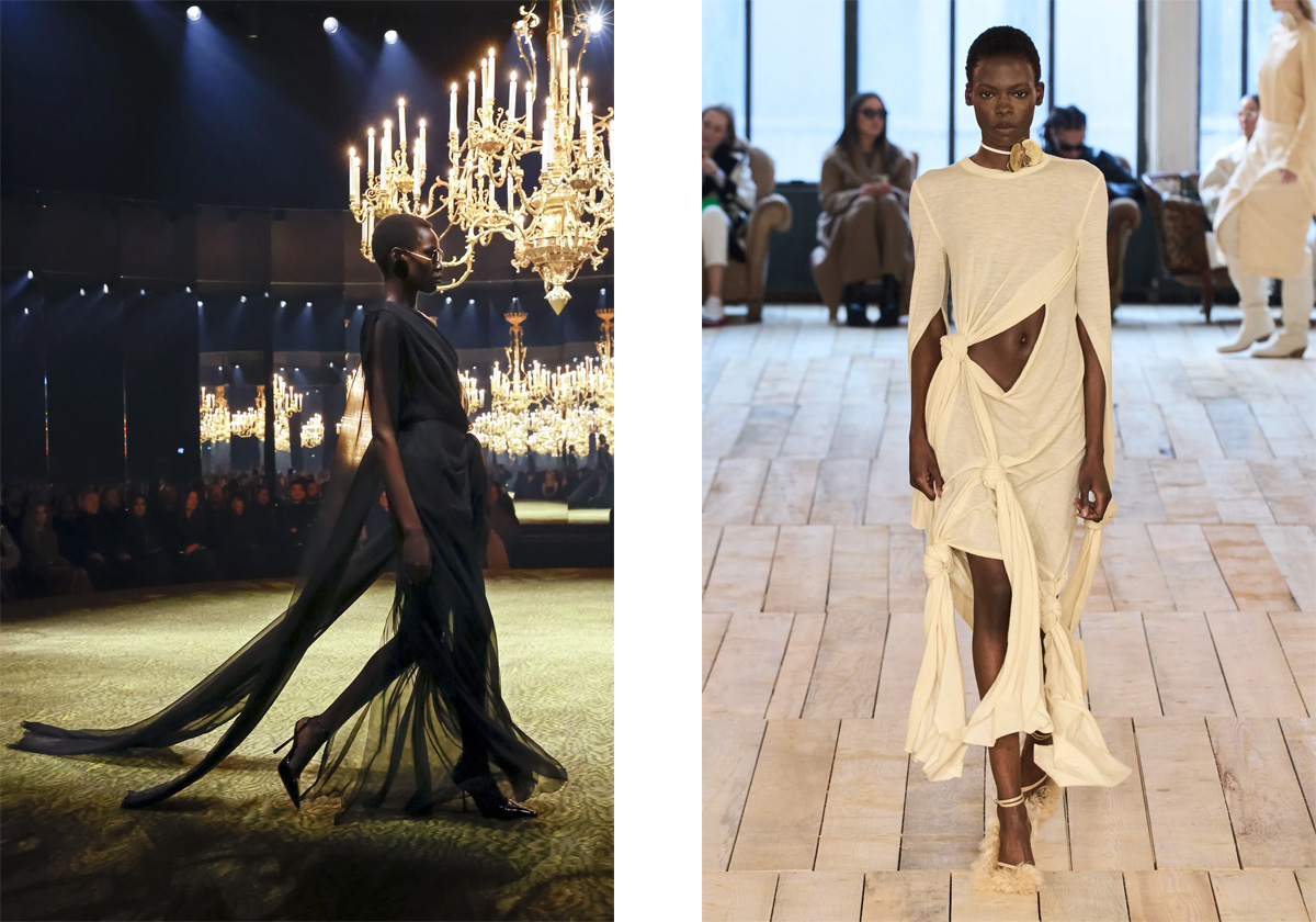 Saint Laurent by Anthony Vaccarello; Sportmax