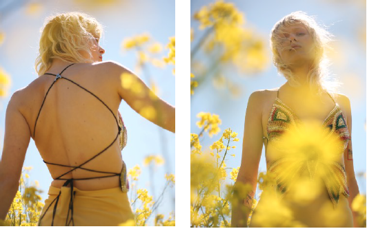 Top, AREA. Cuecas, MAX MARA.