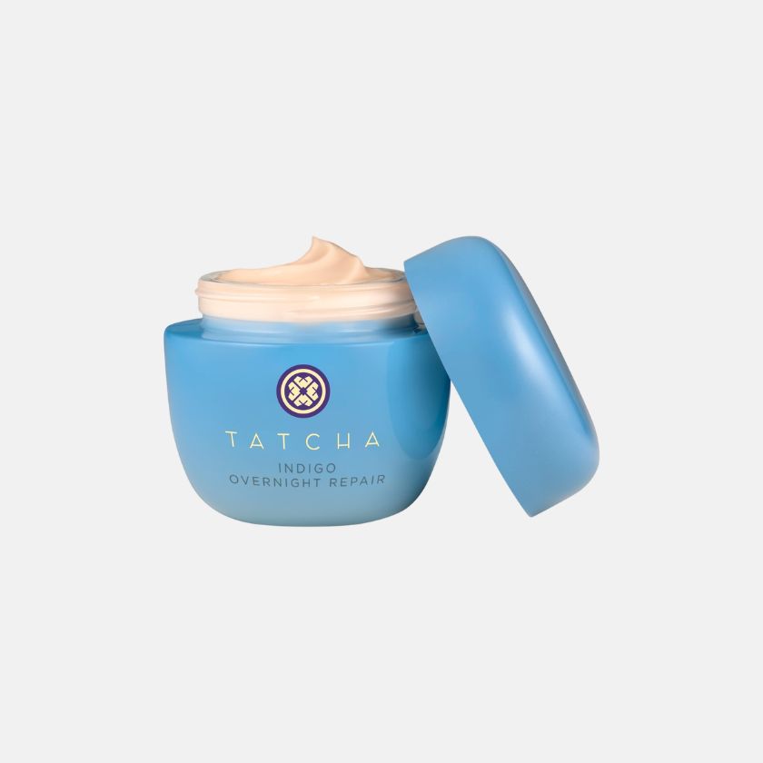 Creme fortalecedor da barreira cutânea The Indigo Overnight Repair, €102, Tatcha, na Sephora.