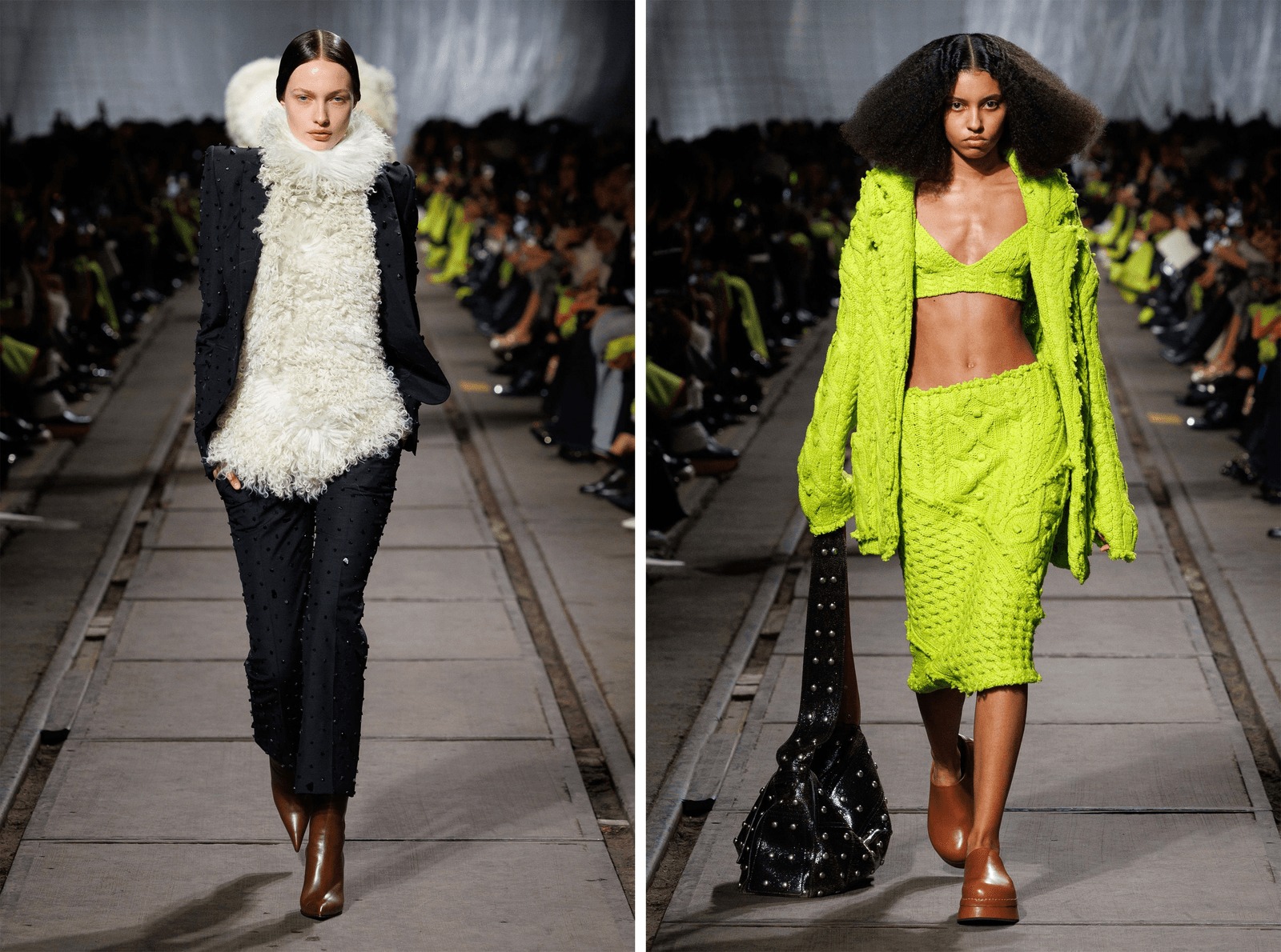 Looks do desfile de estreia de Seán McGirr para a McQueen.