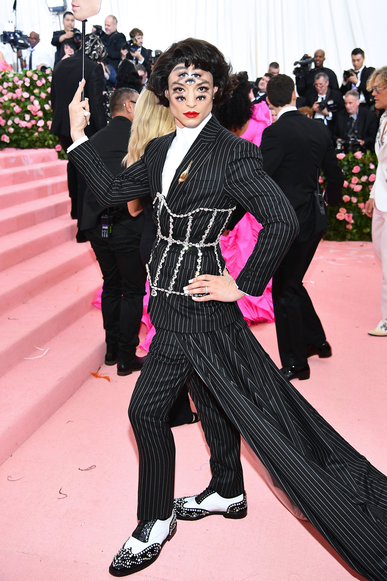 Ezra Miller em Burberry ©Getty Images