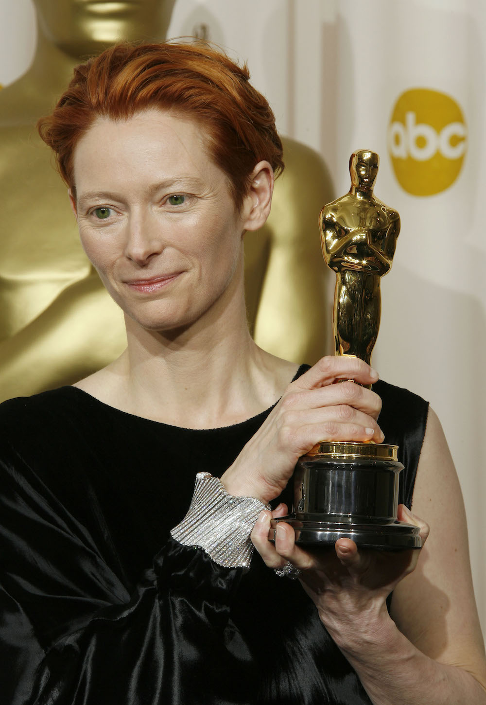 Tilda Swinton em 2008 na cerimónia dos Óscares © Getty Images