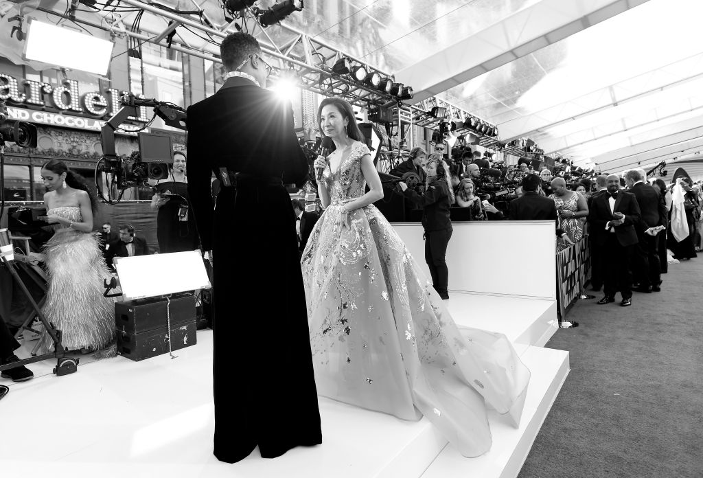 Michelle Yeoh na 91ª edição dos Óscares, 2019. © Getty Images