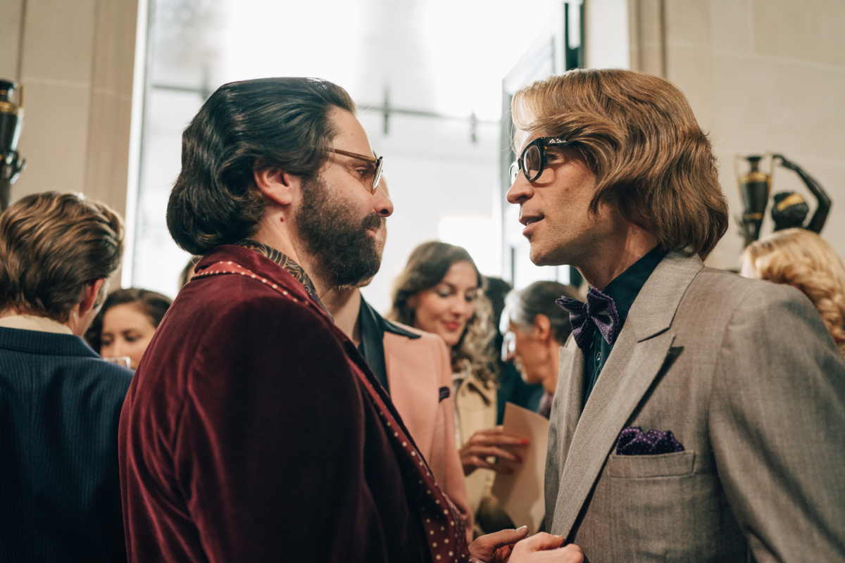 Karl Lagerfeld e Yves Saint Laurent