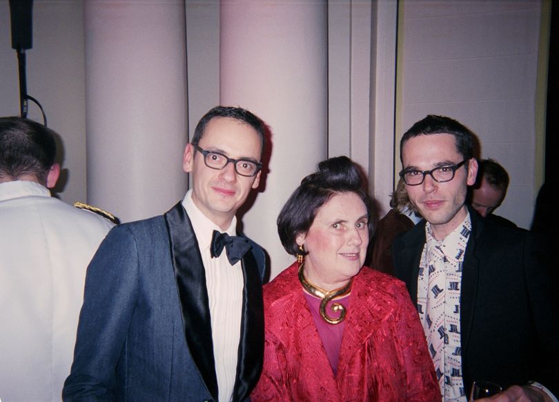 Viktor Horsting, Suzy and Rolf Snoeren in Paris in March 2003