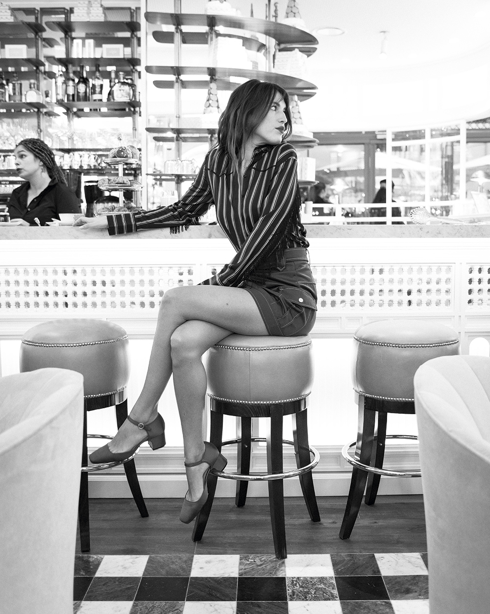Jeanne Damas em Mango. © Gonçalo F. Santos