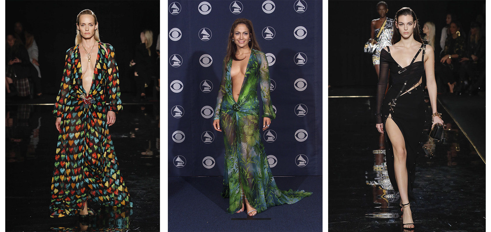 Versace Pre-Fall 2019, Jennifer Lopez 2000, Versace Pre-fall 2019 © Getty Images