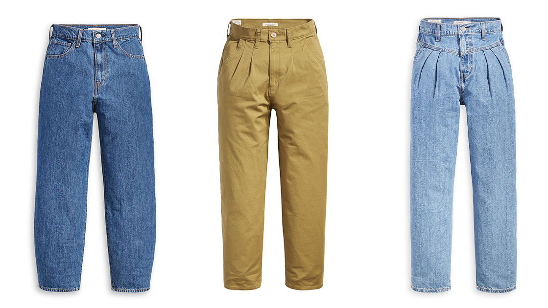 Levi’s® Balloon Leg; Levi’s® Pleated Balloon Leg; Levi’s® '80s Balloon Leg