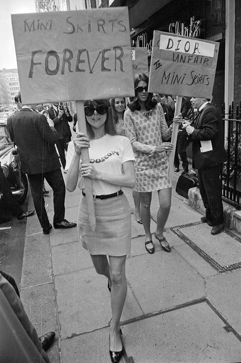 Mini skirt protest 1960s 2025