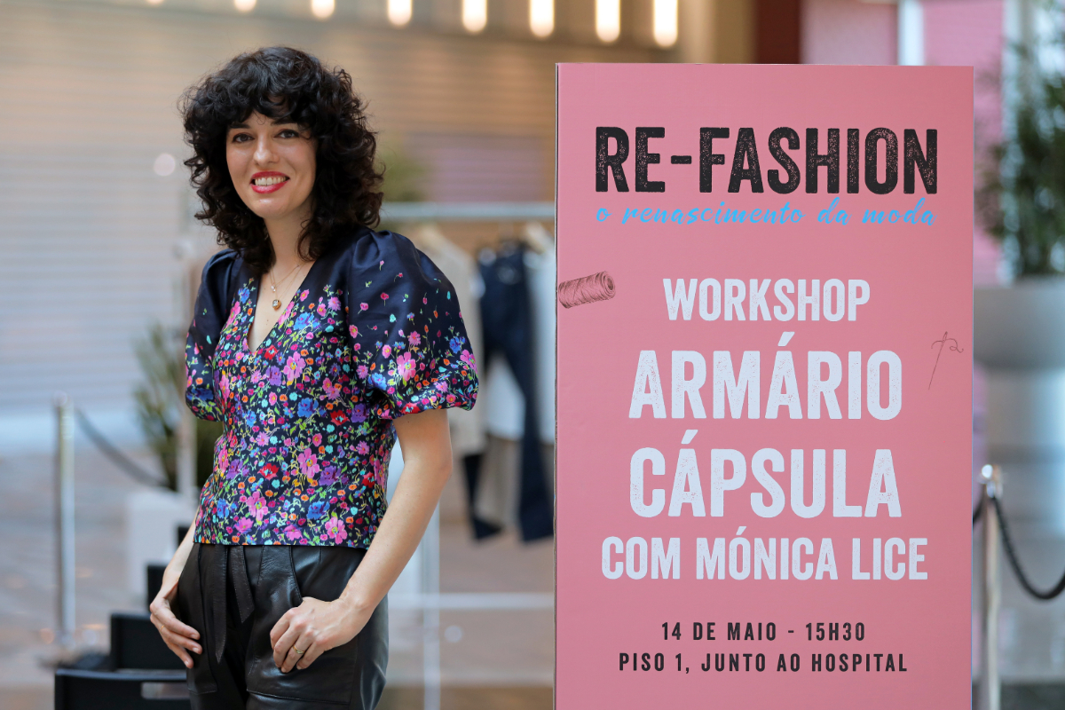 O projeto Re-Fashion conta com um momento de aprendizagem sobre a criação de um armário cápsula.