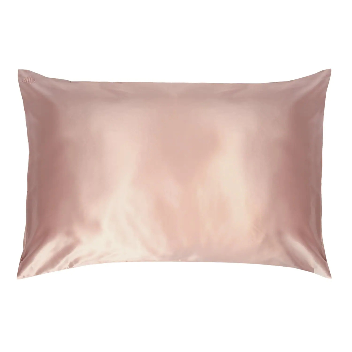 Capa de almofada de seda queen size, no tom Tale rose, € 98,90, Slip, em Sephora.pt.